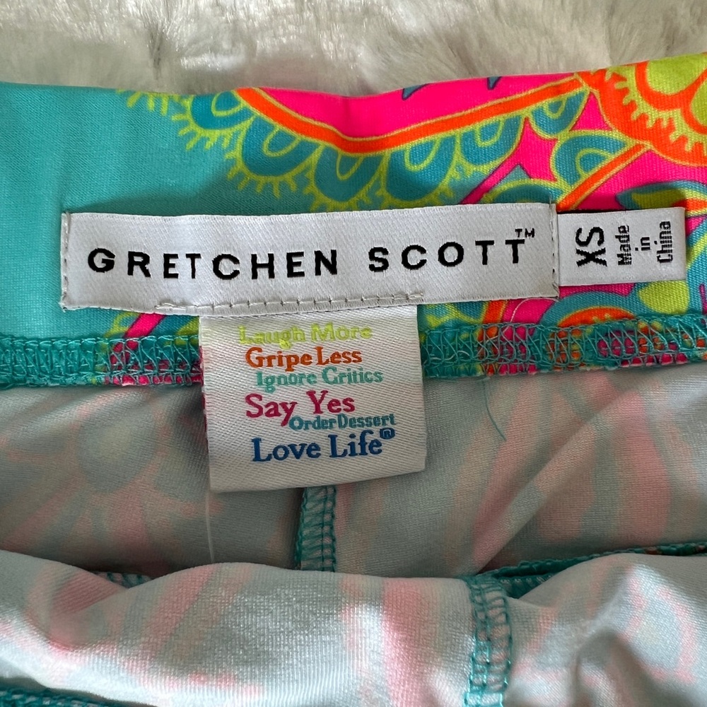 Gretchen Scott Designs Turquoise Floral Pencil Skirt - Picture 5 of 8